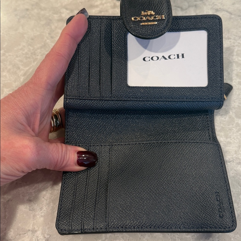 Coach Medium Corner Zip Wallet - Picture 5 of 6